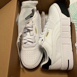 Puma Unisex White Platform Sneakers